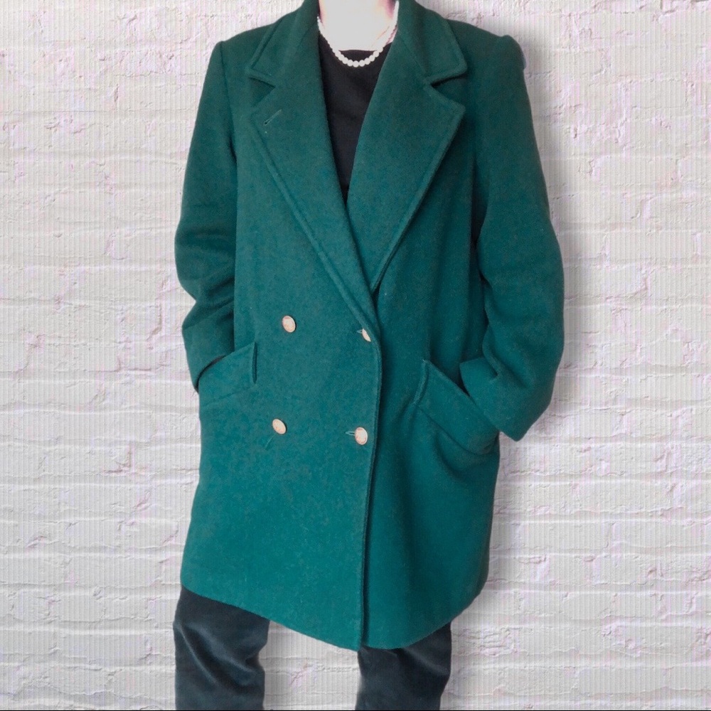⭐️Emerald Green Coat⭐️ - Picture 3 of 4